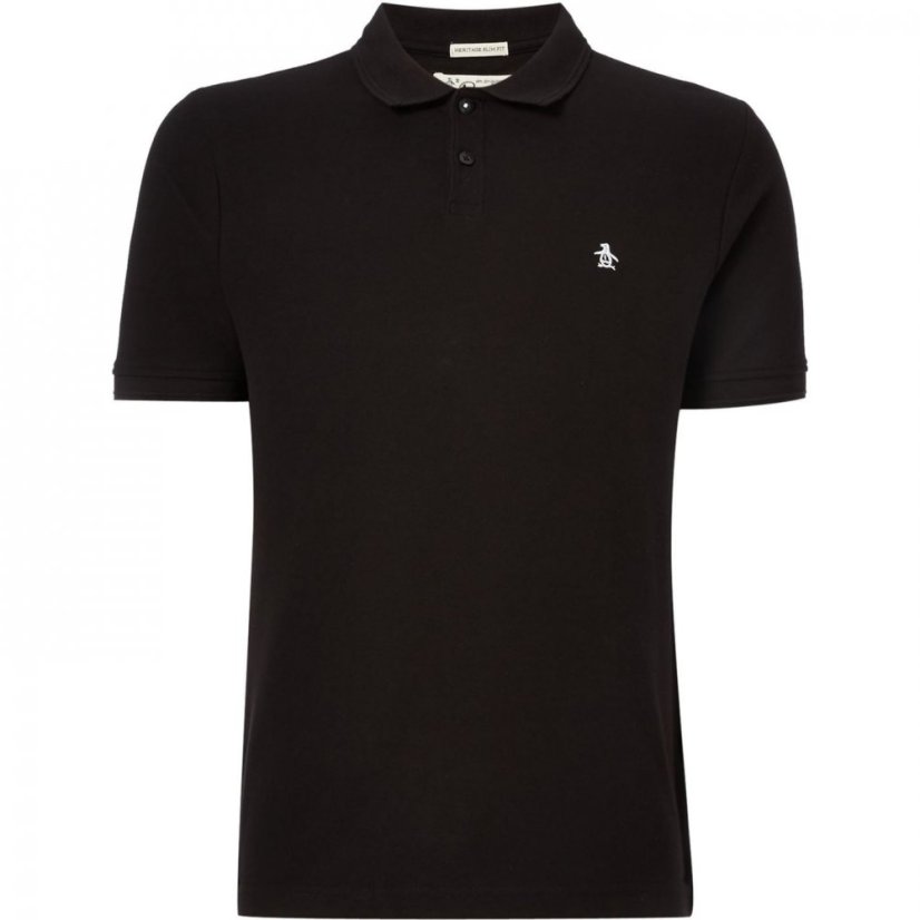 Original Penguin Daddy Polo Shirt Black