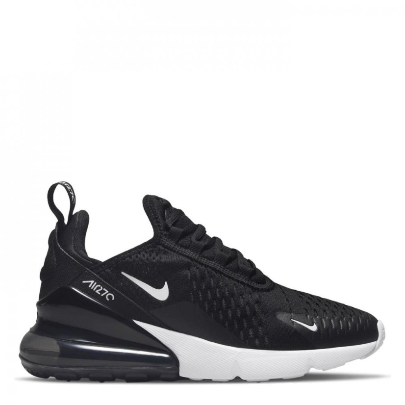 Nike Air Max 270 React Junior Trainers Black/White