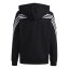 adidas Future Icons 3-Stripes Full-Zip Hooded Track Top Black/White