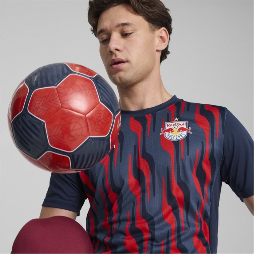 Puma Red Bull Salzburg Pre Match Shirt 2024 2025 Adults Blue