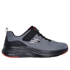 Skechers Lightweight Gore & Strap Sneaker W Runners Boys Grey/Black