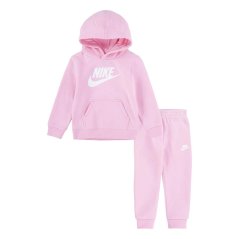 Nike Fleece Tracksuit Baby Girls Pink