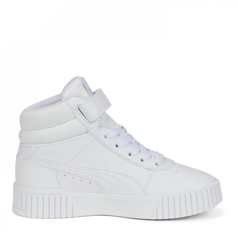 Puma PUMA Carina Mid Trainers Child's Triple White