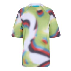 Diadora Women's Flowers Short Sleeve All Over Print T-Shirt Multi