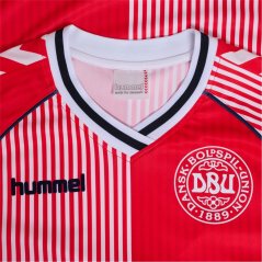 Hummel Hummel Mens Denmark Home Football Shirt 2026 Red/White