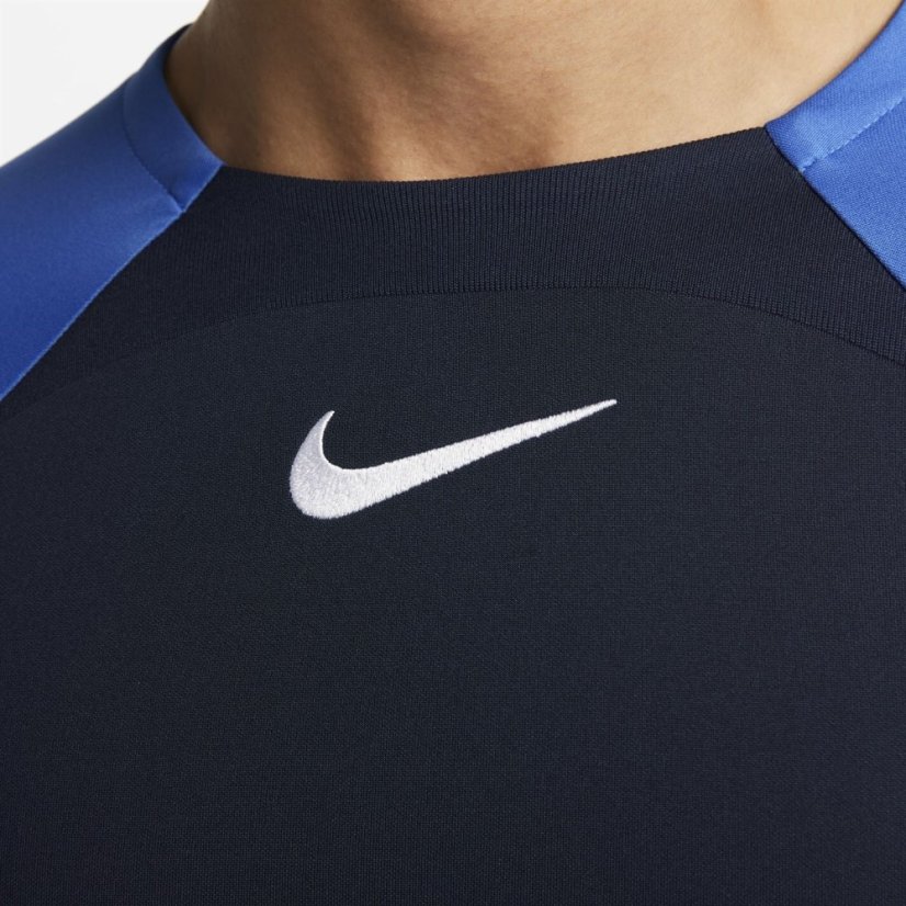 Nike Dri-Fit Academy Pro Men'S Short-Sleeve Soccer Top Obsidian/Royal