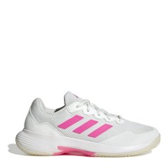 adidas Gamecourt 2.0 Tennis Shoes Womens Wht/Pink/Blk