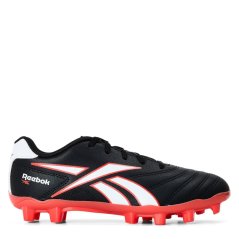 Reebok Kids' Touch FG Firm Ground Football Boot Black/White