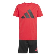 adidas Essentials T-Shirt Set Red