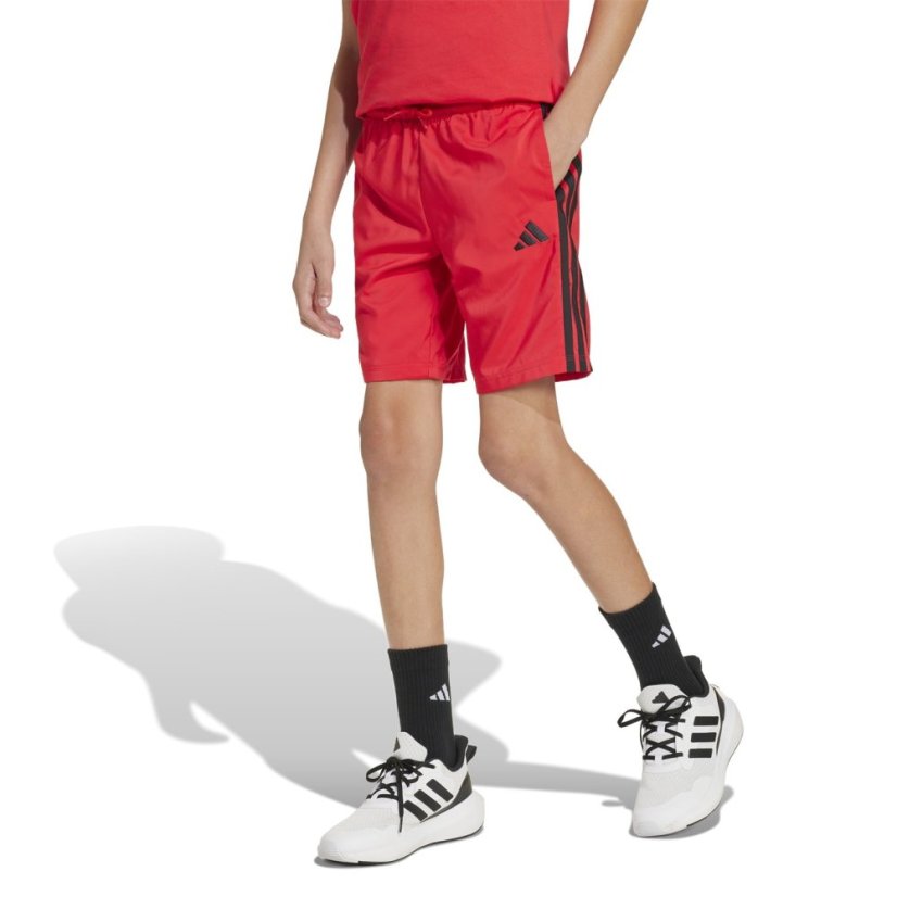 adidas Essential Woven Shorts Juniors Red/Black