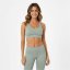USA Pro UP Seamless Crop Sports Bra Sage