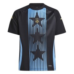 adidas Argentina Pre Match Shirt 2024 Juniors Black
