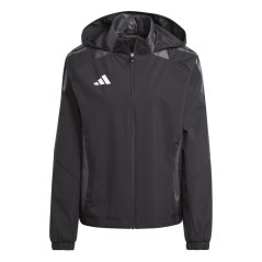 adidas Women's Tiro24 Rain Anorak Black/Dark Grey