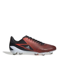 adidas RS-15 Pro Firm Ground Rugby Boots Black/Silver