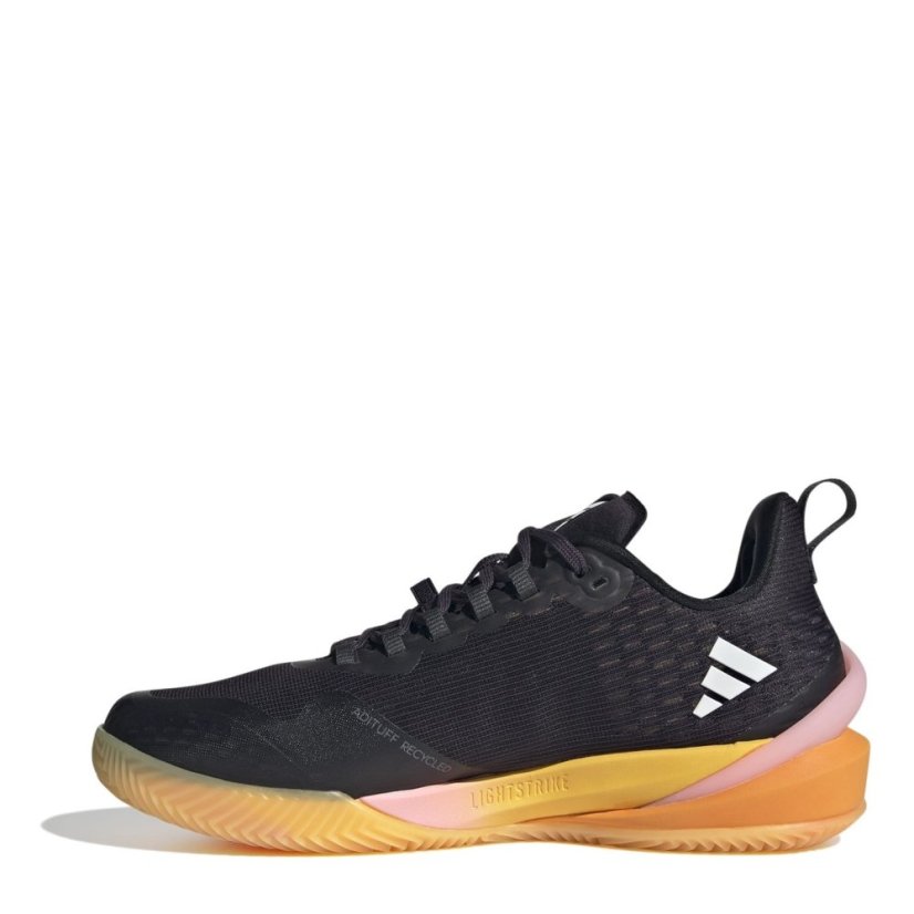 adidas Adizero Cybersonic Clay Tennis Shoes Womens Blk/Met/Sprk