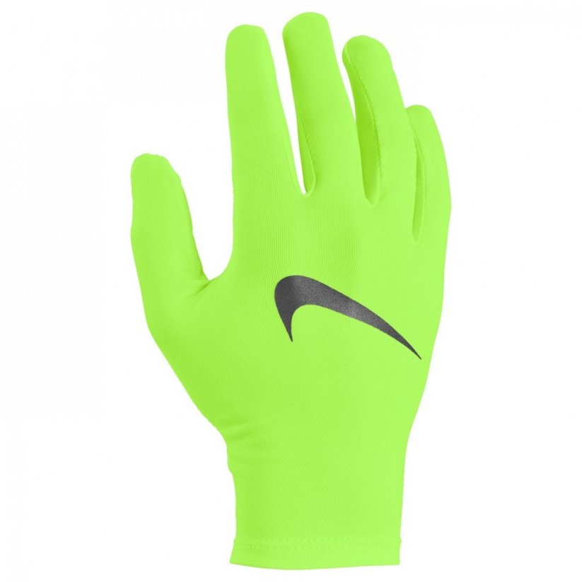 Nike Miler Running Gloves Mens Ghost Green