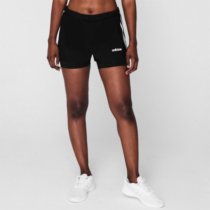 adidas 2-in-1 Shorts Womens Black/White - Veľkosť: L (16-18)