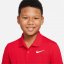 Nike Dri-FIT Victory Big Kids' (Boys') Golf Polo Shirt Red/White