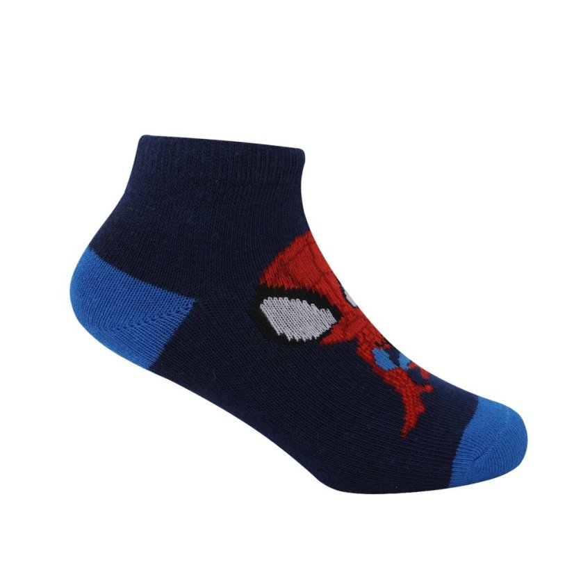 Character Trainer Sock 5pk Children Spider-Man