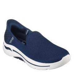 Skechers Women's Slip On Trainers Navy/White
