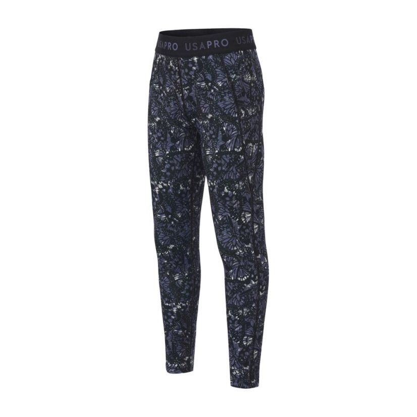 USA Pro USA Pro Training Tight Legging Girls Black Butterfly