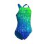 Arena Girls Multi Colours V Back Swimsuit Multi/Blue