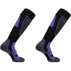 Salomon Pro Ski Socks Womens Black/Astra