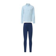 USA Pro USA Pro 1/4 Tracksuit Juniors Sky Blue Marl