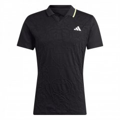 adidas AEROREADY FreeLift Pro Tennis Polo Shirt Mens Black