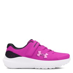Under Armour Surge 4 AC Running Shoes Child Girls Vivid Magenta