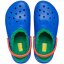 Crocs Kids' Classic Lined Clogs Blue Bolt/Multi