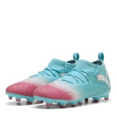 Puma FUTURE 8 MATCH Childrens Artificial Ground Football Boots Blue/White