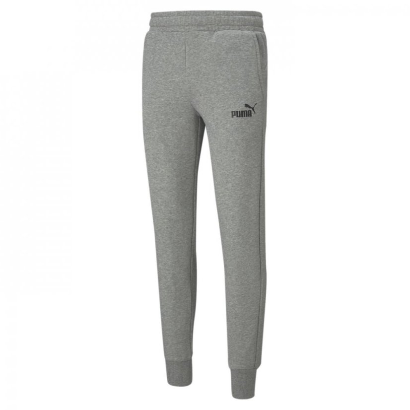 Puma Tapered Fleece Pants Mens Grey