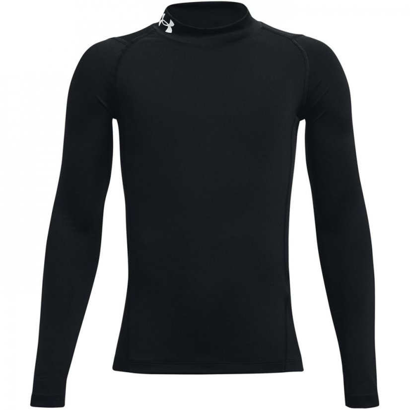 Under Armour HeatGear® Mock Long Sleeve Boys Black