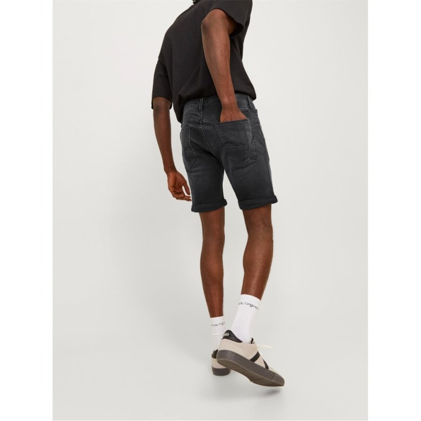 Jack and Jones Fox 344 Denim Shorts Black Denim