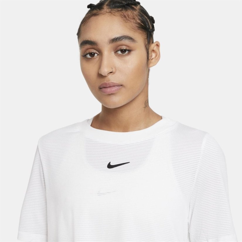 Nike DriFit Advance dámske tričko WHITE/BLACK