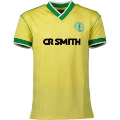 Team Men's Celtic '88 Away Retro Football Shirt Yellow
