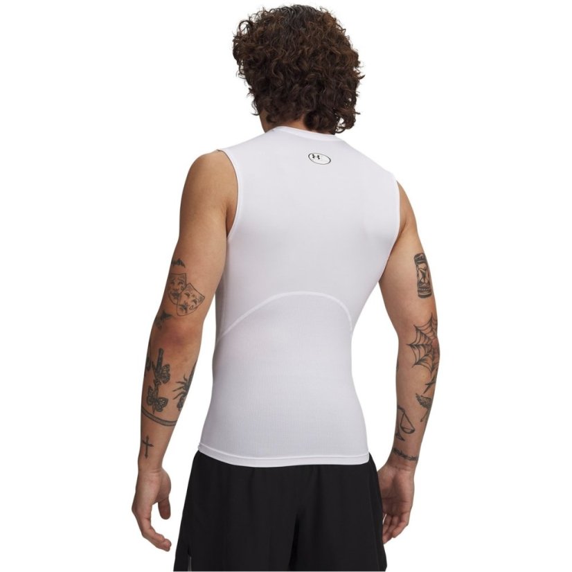 Under Armour HeatGear® Sleeveless Men's White/Black
