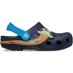 Crocs Unisex Kids Cls UFO Lights Clogs Navy