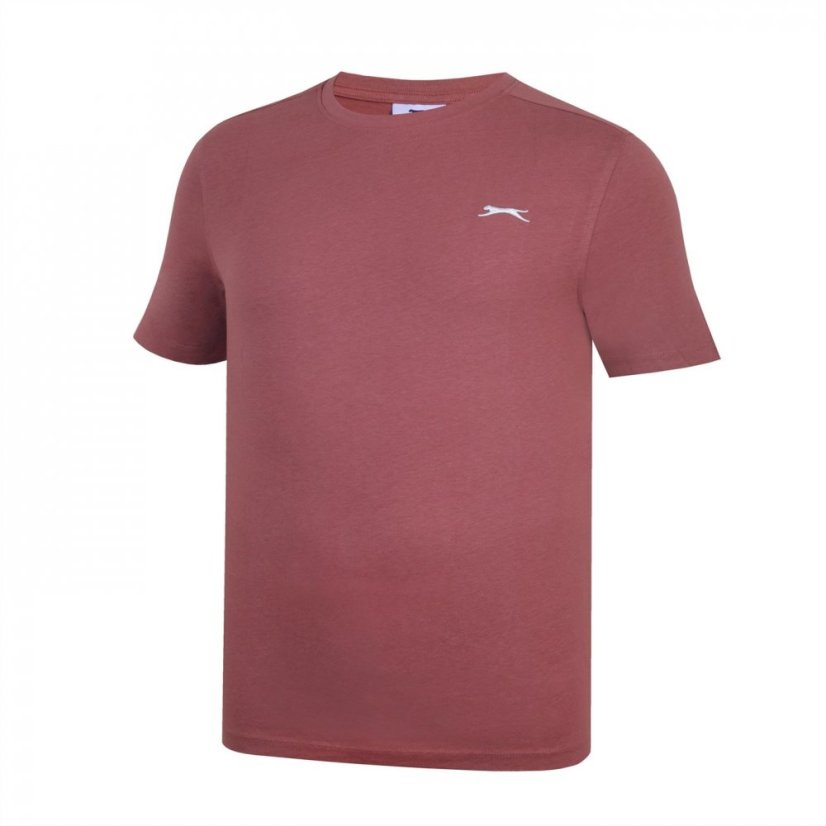 Slazenger Plain T Shirt Mens Rose