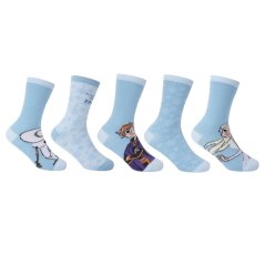 Character Crew Sock 5pk Children Frozen