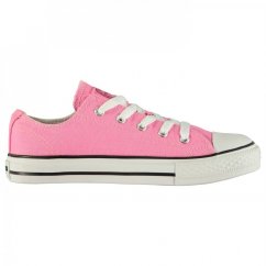 SoulCal Canvas Low Childrens Canvas Shoes Pink