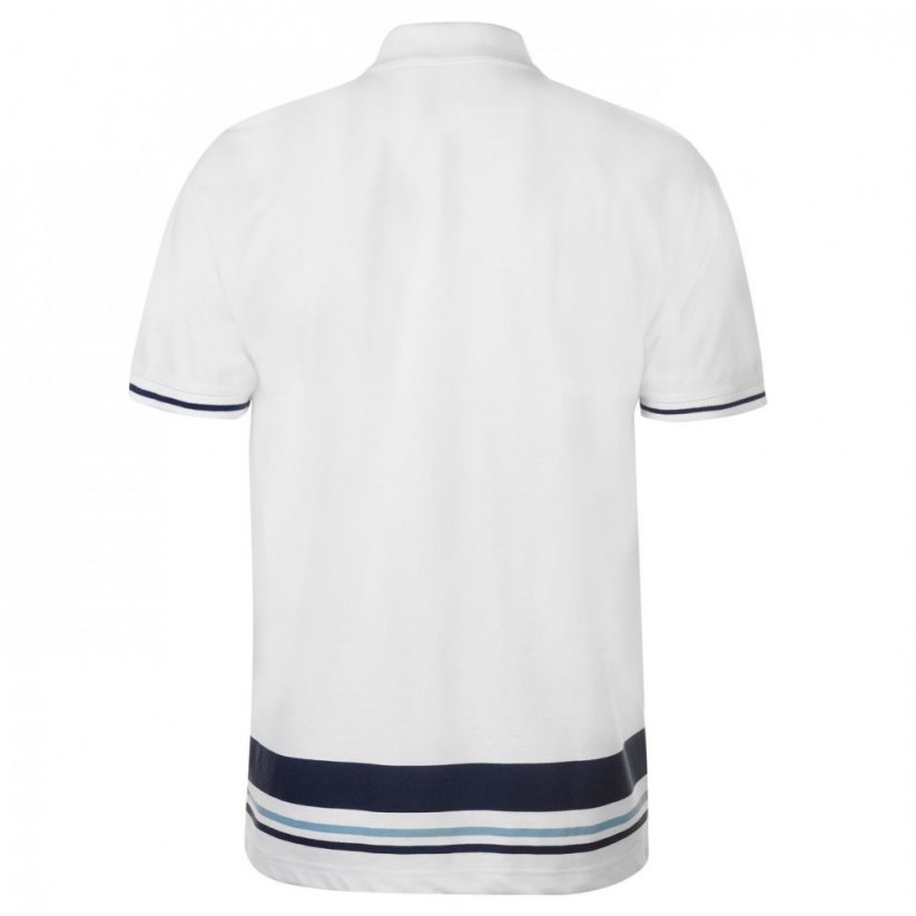 Pierre Cardin Button Stripe Polo Shirt velikost M