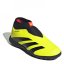 adidas Predator 24 League Laceless Junior Astro Turf Football Boots Yellow/Blk/Red