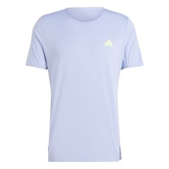 adidas Adizero Running T-Shirt Blue Spark