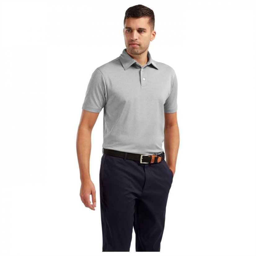 FootJoy Solid pánske polo tričko Grey