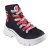 Skechers Roadies Surge High-Top Trainers Womens Black/Red