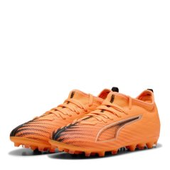 Puma Unisex Kids' Ultra 6 Match Mg Firm Ground Football Boots HtFr-Blk-GlwRd