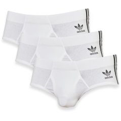 adidas Originals Originals Cotton Flex 3-Stripe Brief 3-Pack White
