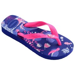 Havaianas Hav. Kids Fantasy Blue Water 29/30 Flip Flops Unisex Marine Blue